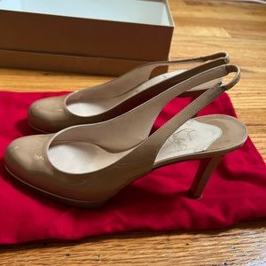 Christian Louboutin sling back sz36.5